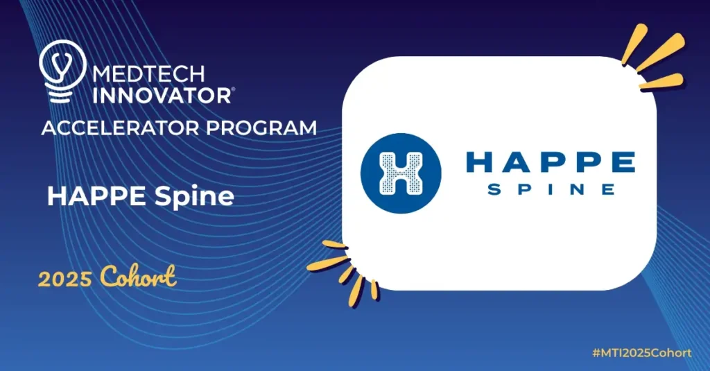 HAPPE Spine Named to 2025 MedTech Innovator Accelerator Cohort