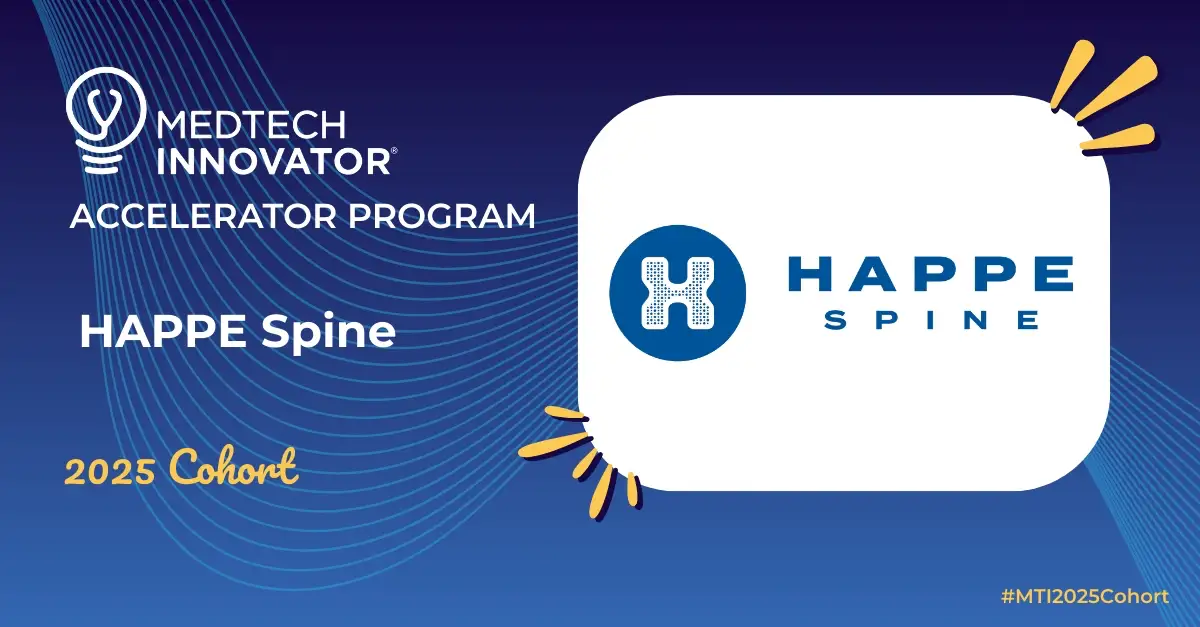 HAPPE Spine Named to 2025 MedTech Innovator Accelerator Cohort
